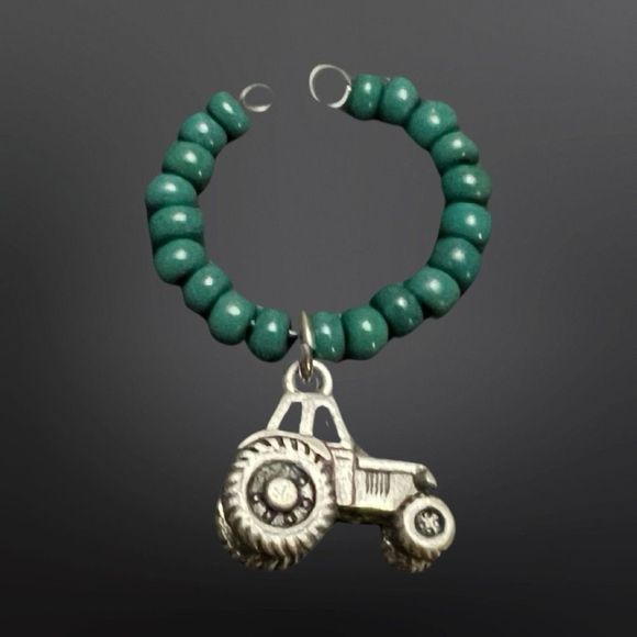 Farming Handyman Charms Saw Hammer Overalls & Tractor - Picture 2 of 7